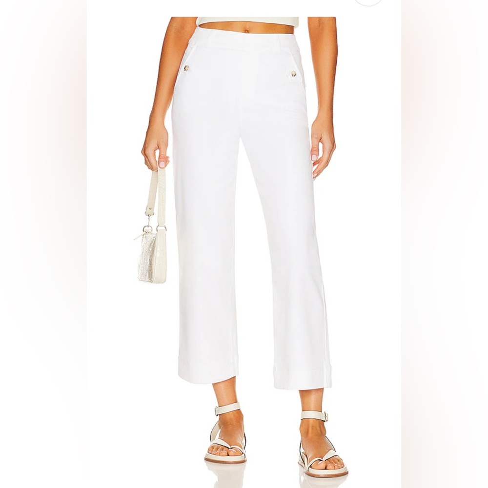 Spanx crop stretch twill pants- Medium